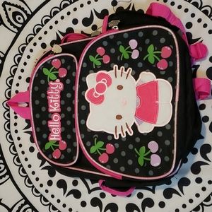 Hello Kitty Cherry Print Kids Backpack